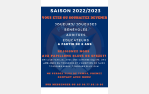 RECRUTEMENT SAISON 2022/2023