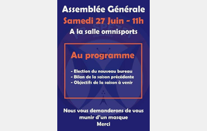 [COMPTE RENDU] ASSEMBLEE GENERALE 2019/2020