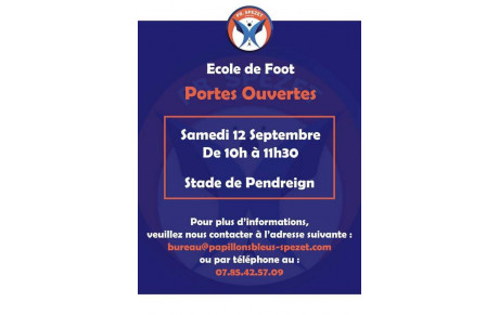 PORTES OUVERTES ECOLE DE FOOT 